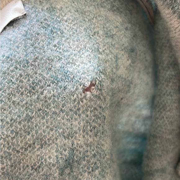 Madewell Boiled Wool Shirt-Jacket in Plaid Heather Lagoon - Picture 16 of 16